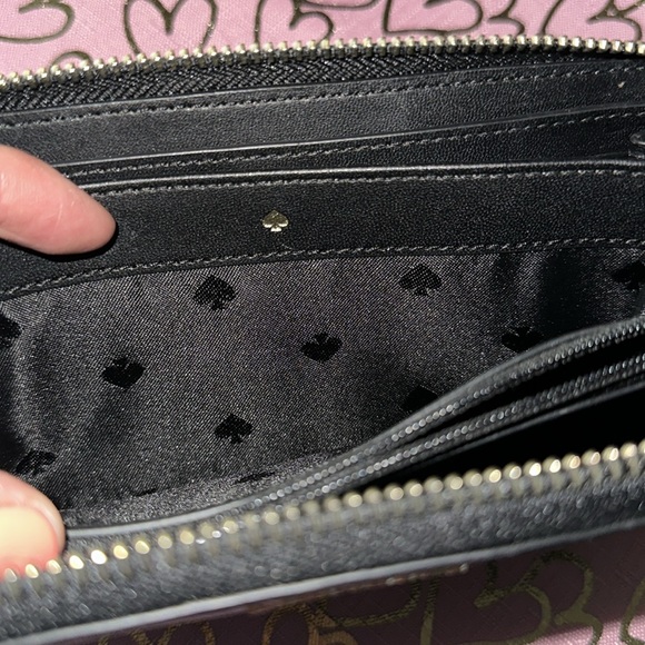 Kate Spade Black Wallet excellent condition - Picture 5 of 6